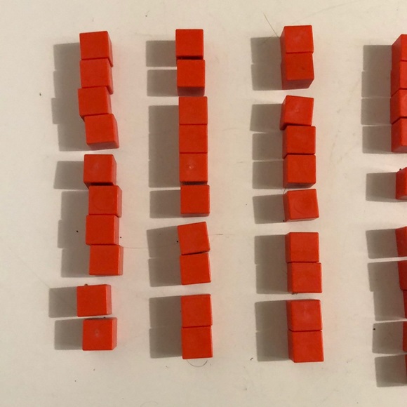 Base Ten blocks - rods and units (cubes) - Picture 3 of 5